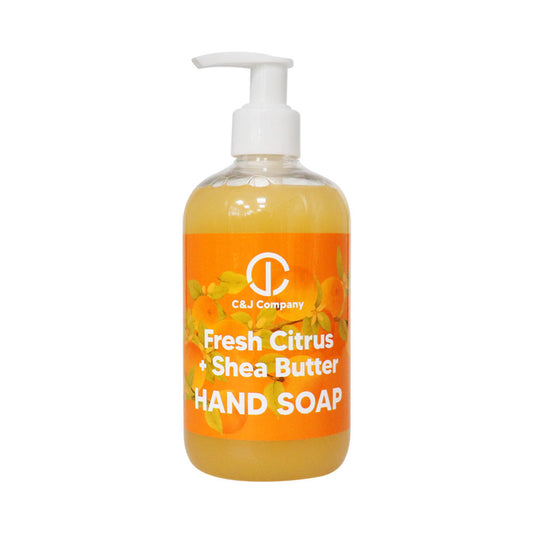 Fresh Citrus + Shea Butter Hand Soap, 12oz - Cureton & Johnson